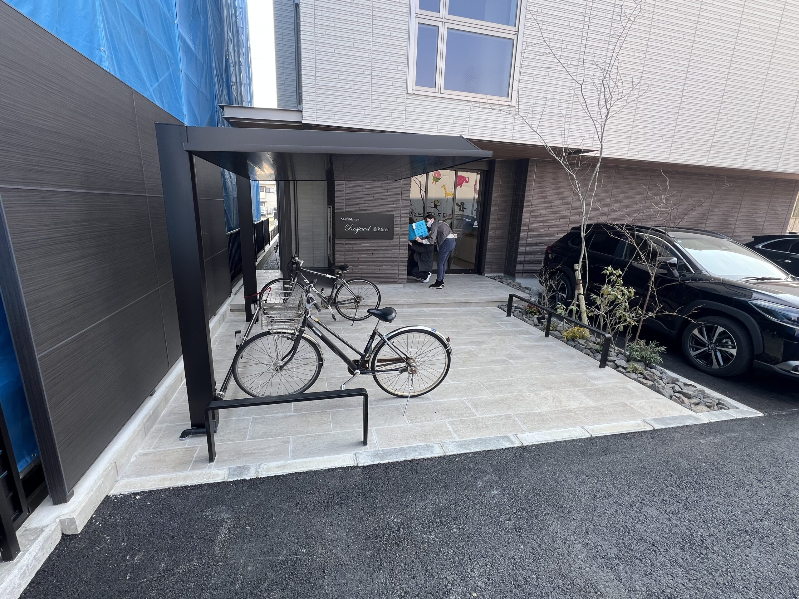 三重県桑名市・新築アパート外構工事